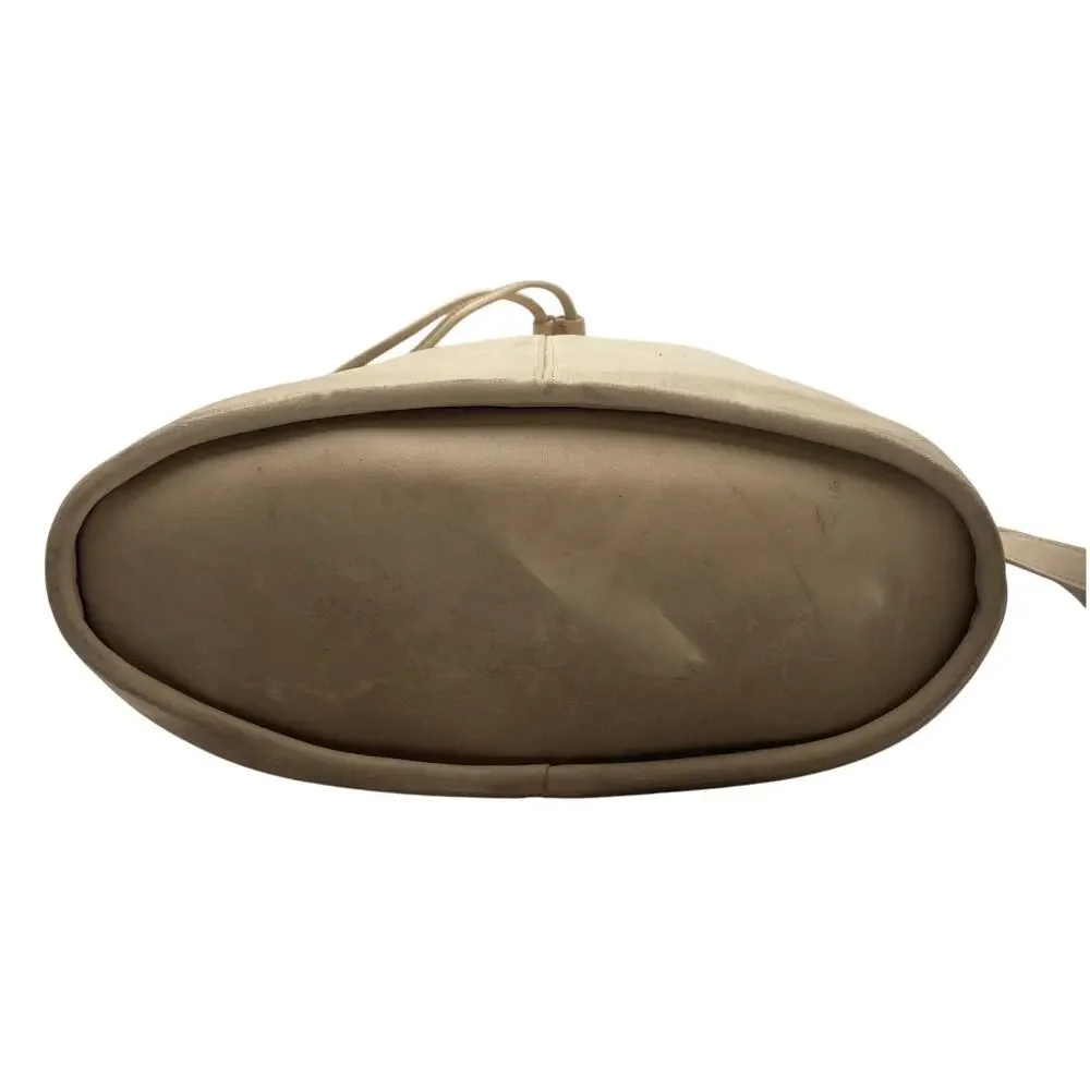 Women’s Coach 9946‎ Nicholas Glove-Tanned Leather Bucket Bag Beige USA RARE